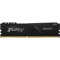 Koop Kingston FURY Beast DDR4 DIMM Memory 3200MHz 32GB (1 x 32GB) - 740617319828