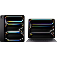 Koop Apple iPad Pro (2024) Nano 13 inch 1TB Wifi + 5G Zwart + Apple Magic Keyboard QWERTY - 6151115093020