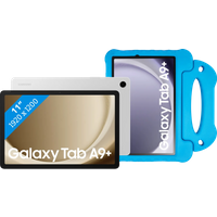 Koop Samsung Galaxy Tab A9 Plus 11 inch 128GB Wifi Zilver + BlueBuilt Kids Cover Blauw - 6151114775712