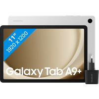 Koop Samsung Galaxy Tab A9 Plus 11 inch 128GB Wifi Zilver + BlueBuilt Oplader - 6151115880873