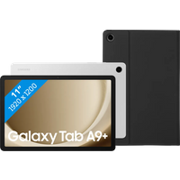 Koop Samsung Galaxy Tab A9 Plus 11 inch 6GB/128GB Wifi Zilver + Book Case Zwart - 6151125317369