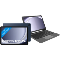 Koop Samsung Galaxy Tab A9 Plus 11 inch 8GB/256GB Wifi Blauw + Toetsenbord Hoes QWERTY - 6151125338371