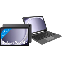 Koop Samsung Galaxy Tab A9 Plus 11 inch 6GB/128GB Wifi en 5G Grijs + Toetsenbord Hoes QWERTY - 6151125343313