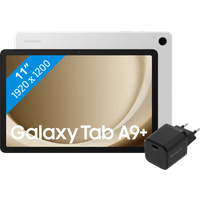 Koop Samsung Galaxy Tab A9 Plus 11 inch 8GB/256GB Wifi Zilver + BlueBuilt Oplader - 6151125429406