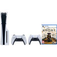Koop PlayStation 5 Slim Disc Edition + Ghost of Yotei + Extra Controller Wit - 6151126636667