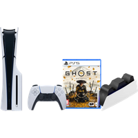 Koop PlayStation 5 Slim Disc Edition + Ghost of Yotei + Oplaadstation - 6151126651660
