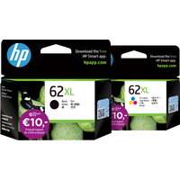 Koop HP 62XL Cartridge Combo Pack - 6095607735732