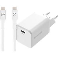 Koop BlueBuilt Power Delivery Universele Oplader 65W + usb C oplaadkabel (2m) Wit - 6151115281236