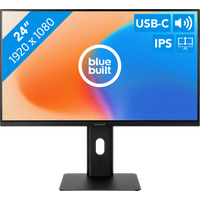 Koop BlueBuilt 24 inch Full HD Monitor met USB C - 8720627630450