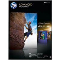 Koop HP Advanced Glossy Fotopapier 25 vel (A4) - 0882780349551