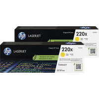 Koop HP 220X LaserJet Toner Geel (2 stuks) - 6151126389310
