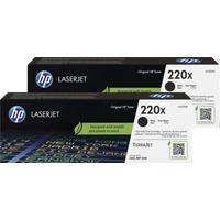 Koop HP 220X LaserJet Toner Zwart (2 stuks) - 6151126399333