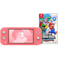 Koop Nintendo Switch Lite Koraal + Super Mario Bros. Wonder - 6095627656642
