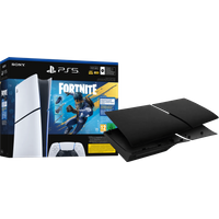Koop PlayStation 5 Slim Digital Edition Fortnite bundel + Covers Zwart - 6151128877822