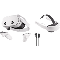 Koop Meta Quest 3S 256GB + BlueBuilt PC Link Cable + Elite Strap met batterij - 6151129025086