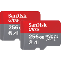 Koop SanDisk MicroSDXC Ultra 256GB 120MB/s Duo Pack - 6151130666674