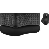 Koop BlueBuilt Draadloos Ergonomisch Bluetooth Toetsenbord Pro QWERTY + Draadloze Muis - 6151120093008