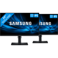 Koop Samsung Essential S4 LS24D402GAUXEN Duo Pack - 6151133473415