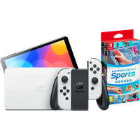 Koop Nintendo Switch OLED Wit + Nintendo Switch Sports - 6095610045002