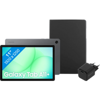 Koop Samsung Galaxy Tab A11 Plus 11 inch 128GB Wifi + 5G Grijs EE + Basis accessoirepakket - 6151135224299