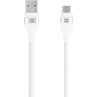 Koop BlueBuilt Usb A naar Usb C Kabel 3m Nylon Wit - 8720627634021
