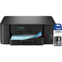 Koop Brother DCP-T580DW + 1 extra zwarte inktfles - 6151126558594