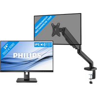 Koop Philips 242B1G/00 + BlueBuilt Monitorarm Mechanische Veer voor 1 Monitor - 6151138771714