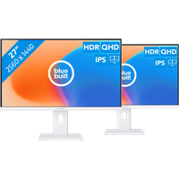 Koop BlueBuilt 27 inch Quad HD Monitor Duo pack - 6151141794793