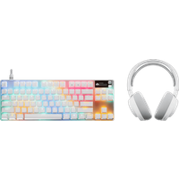 Koop SteelSeries Arctis Nova Pro Omni Wit + Apex Pro TKL Gen 3 Qwerty Wit - 6151145530571