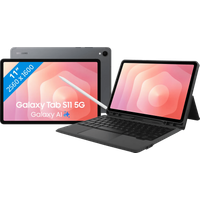 Koop Samsung Galaxy Tab S11 11 inch 128GB Wifi Zilver + BlueBuilt Toetsenbord Hoes QWERTY - 6151133261258