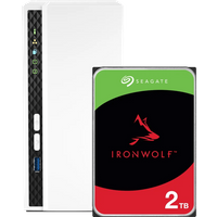 Koop QNAP TS-233 + Seagate Ironwolf 2TB - 6151151219255