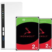 Koop QNAP TS-233 + Seagate Ironwolf 2TB Duo Pack - 6151151323303