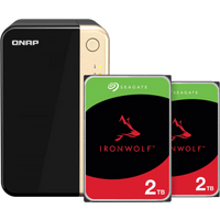 Koop QNAP TS-264-8G + Seagate Ironwolf 2TB Duo Pack - 6151151176152