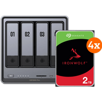Koop UGREEN NASync DXP4800 Plus + Seagate Ironwolf 2TB 4-Pack - 6151143691663