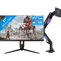 Koop Vortech Prestige 27 inch 4K + Vortech Monitorarm met Gasveer - 6151141764703