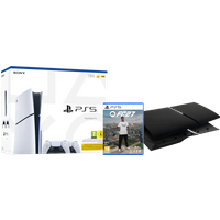 Koop PlayStation 5 Slim Disc Edition + FC 27 + Covers Zwart + Extra Controller Wit - 6156414188187